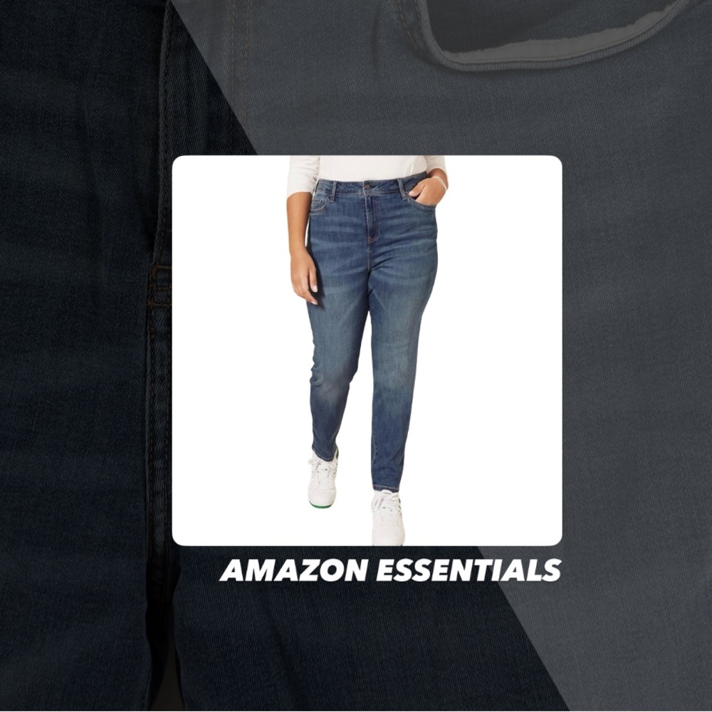 EUC Amazon Essentials Medium Wash Skinny Jeans